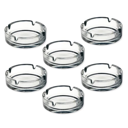 Ceniceros De Vidrio Set 6x