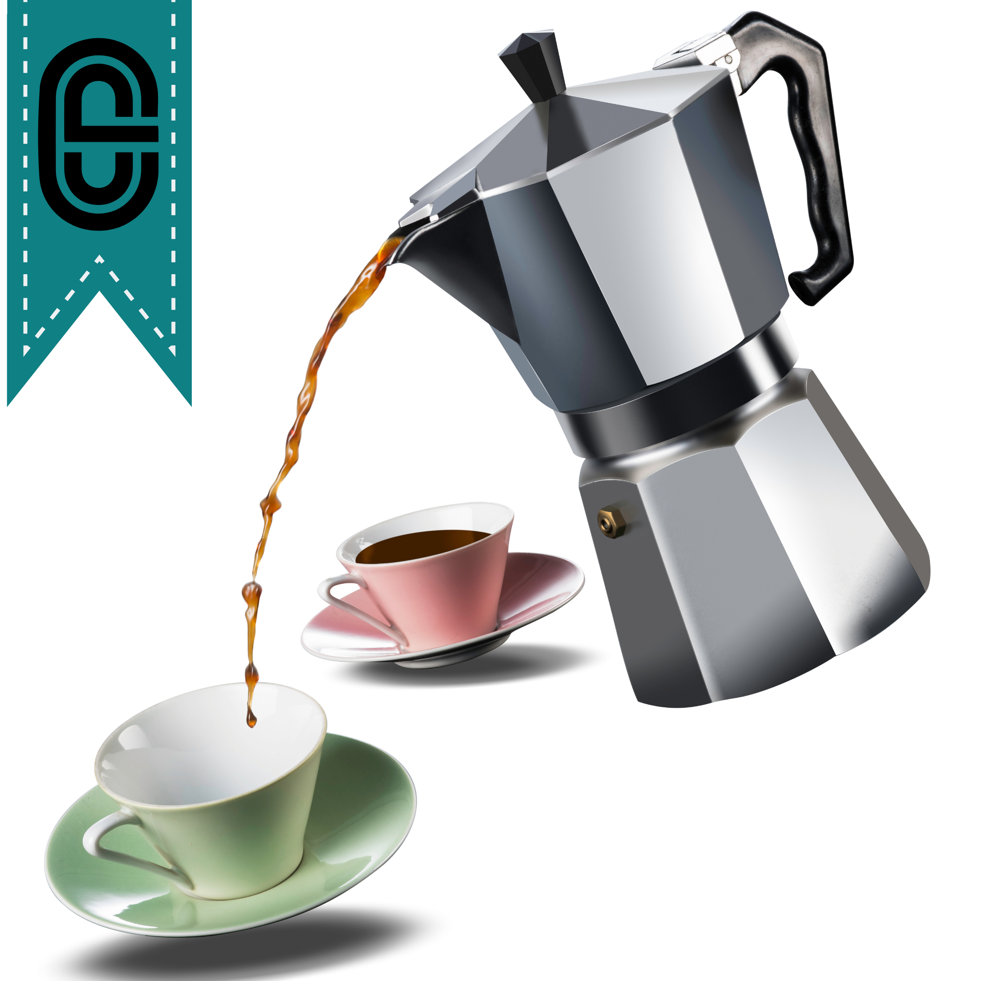 Cafetera italiana moka 6 tazas - Imagen 3