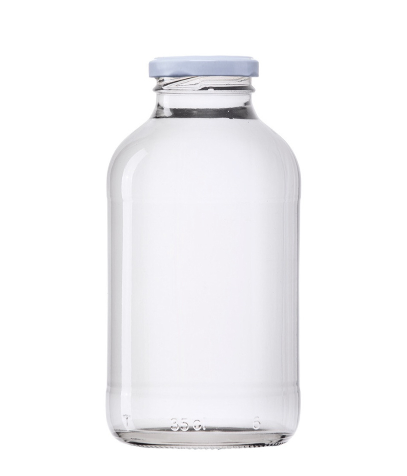 Botella vidrio 350ml X20 unidades con tapa