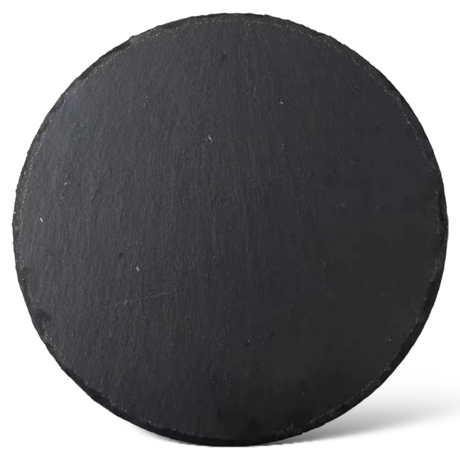 Plato llano piedra pizarra redondo 30cm
