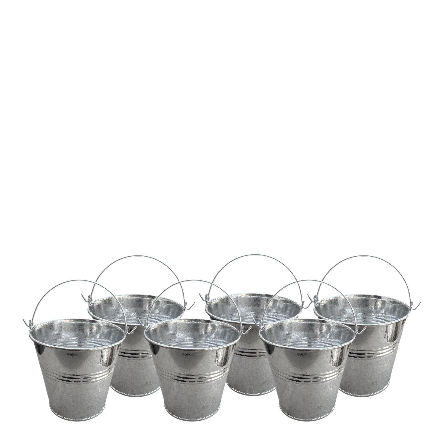 set de 6 Cubo Balde Papas Fritas Snacks Nuggets Cesta 1/2 Litro