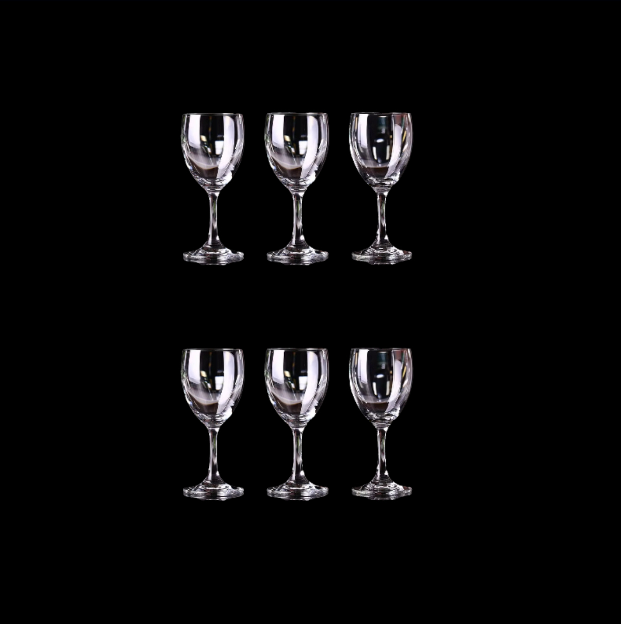 Set 6 Copas Pequeñas, Ideal Para Bajativo, Cortesía. 90ml