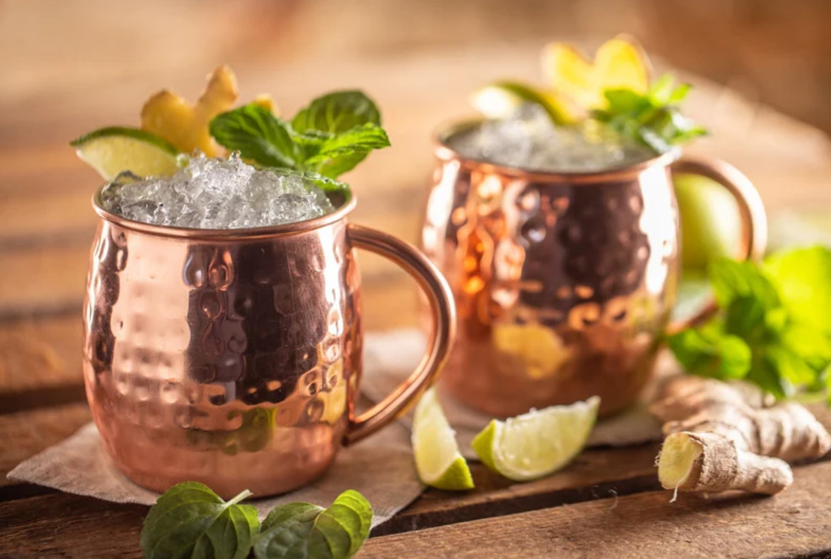 Pack 24 Mugs De Cobre Vasos Tragos Moscow Mule Mojito 500ml - Imagen 3