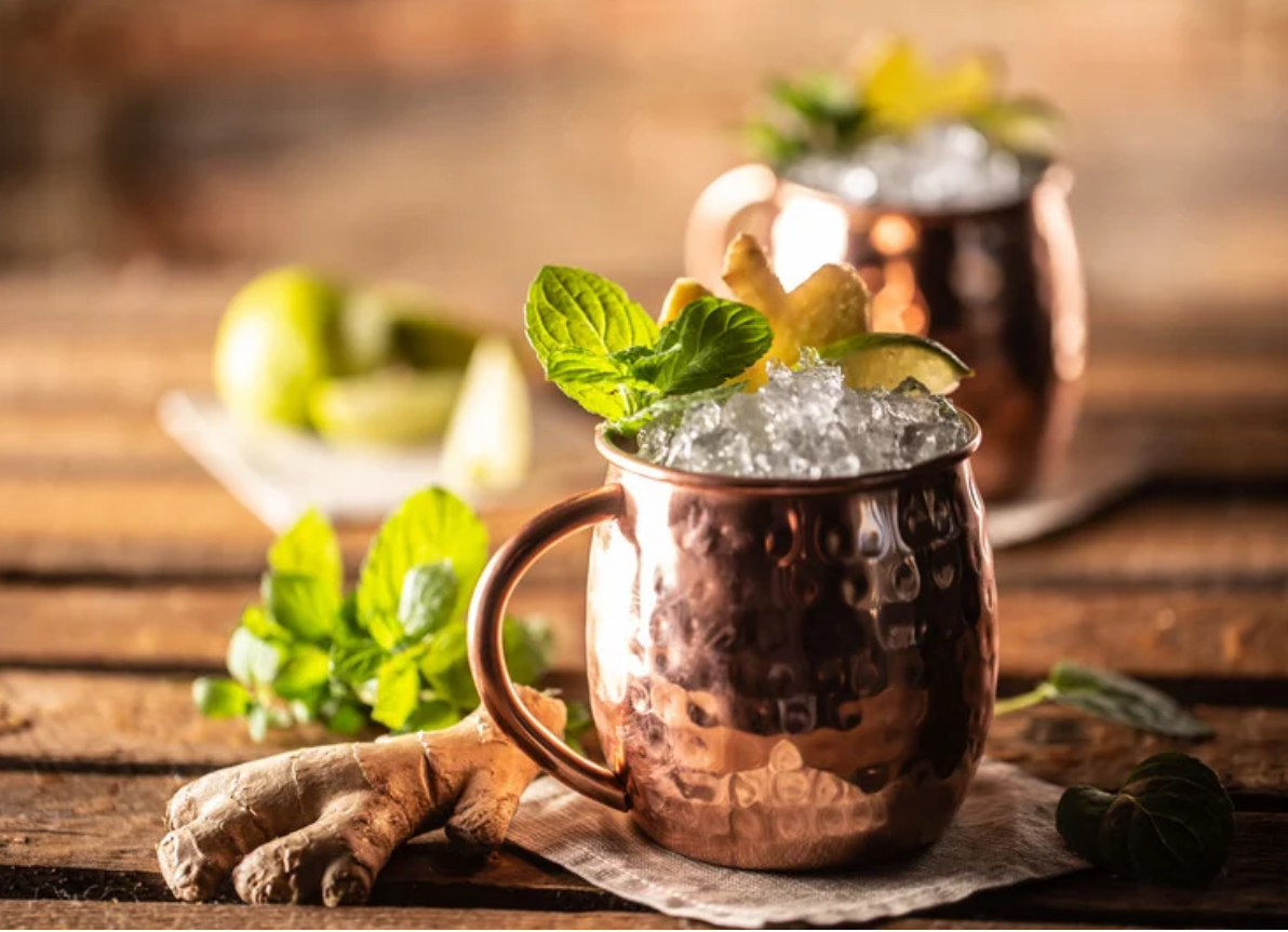 Pack 24 Mugs De Cobre Vasos Tragos Moscow Mule Mojito 500ml - Imagen 4