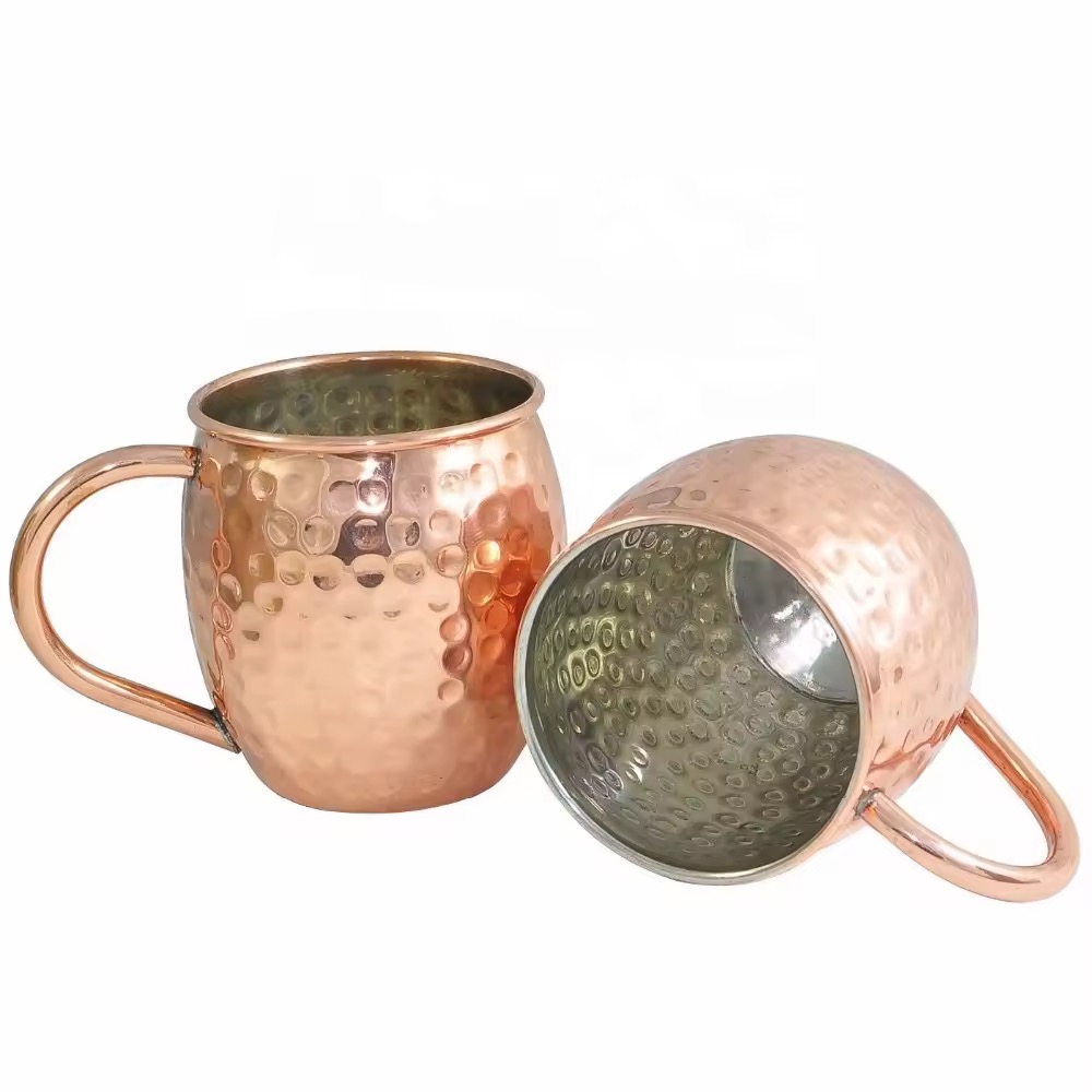Pack 24 Mugs De Cobre Vasos Tragos Moscow Mule Mojito 500ml - Imagen 2