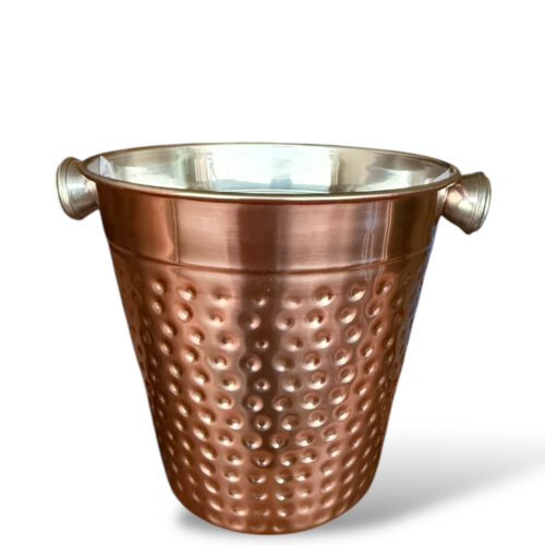 Hielera Cubeta Balde Acero Inoxidable Cobre 14cm