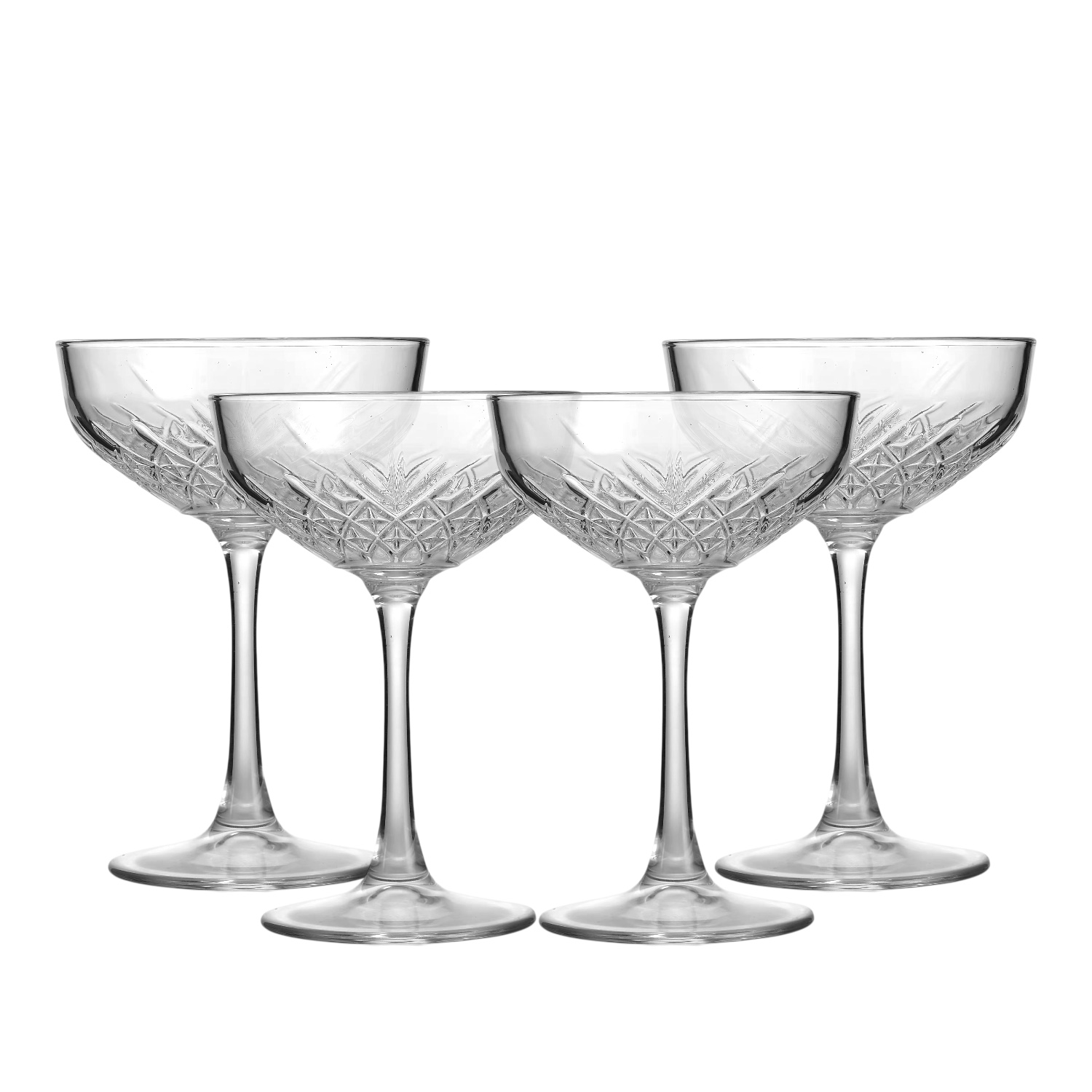 Set 4 copa vintage tallada martini 260ml