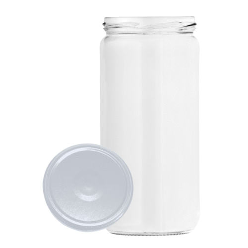 Frasco conservero de 720ml de 28 unidades con tapa 77mm