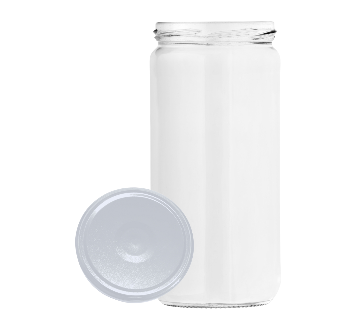 Frasco conservero de 720ml de 28 unidades con tapa 77mm